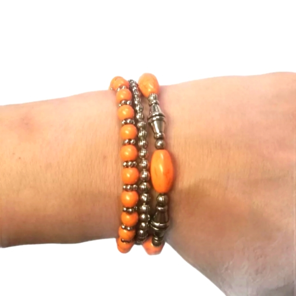 Sahara Sanctuary Orange Bracelet - Picture 1 of 4